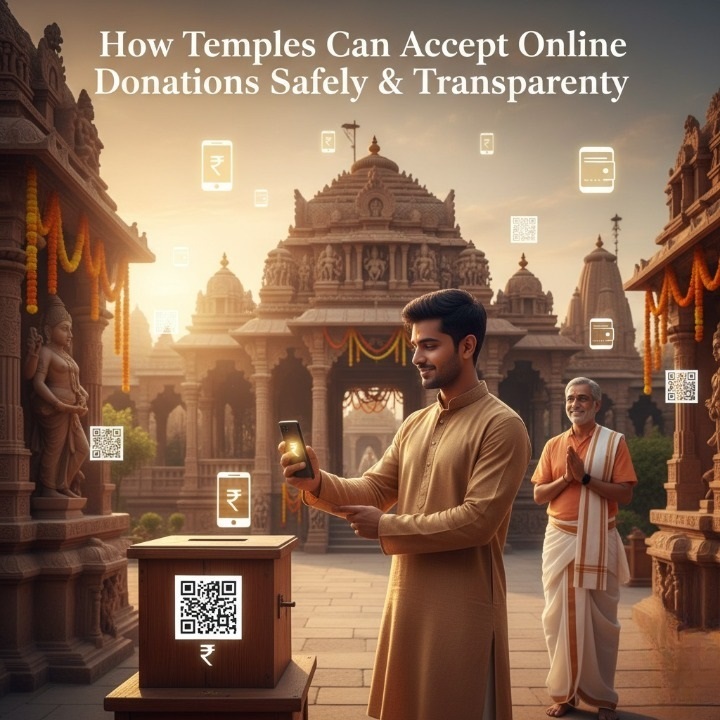How Temples Can Accept Online Donations Safely and Transparently